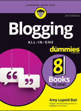 [预订]Blogging All-In-One for Dummies, 3/e