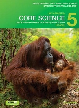 预订 Jacaranda Core Science Stage 5 Nsw Australian Curriculum 2E Learnon & Print 核心科学 第5阶段：澳大利亚新南威尔士州