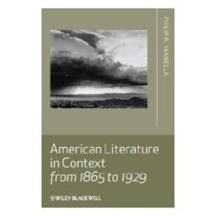 Literature 预订 1929 1865 American From Context