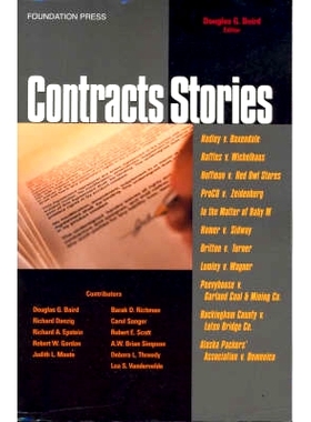 预订 Contracts Stories- An In-Depth Look at The Leading Contract Cases Baird的的合同故事 - 深入了解*合同案例（故事系