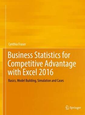 【预订】Business Statistics for Competitive Advantage with Excel 2016