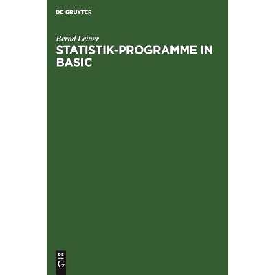 预订 Statistik-Programme in BASIC: 9783486208351