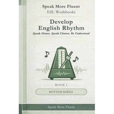 预订 Develop English Rhythm: Speak Slower, Speak Clearer, Be Understood 9798245328447