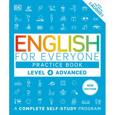 预订 适合所有人的英语练习册第 4 级高级:完整的自学计划 DK English for Everyone DK Everyone系列 外语学习 - 英语作为第二语