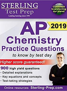 【预订】Sterling Test Prep AP Chemistry Practice Questions: High Yield AP Chemistry Questions & Review