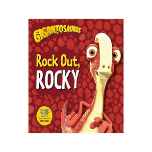 小恐龙大冒险 摇滚起来洛克 获奖童书 英文原版绘本 Gigantosaurus - Rock Out, ROCKY