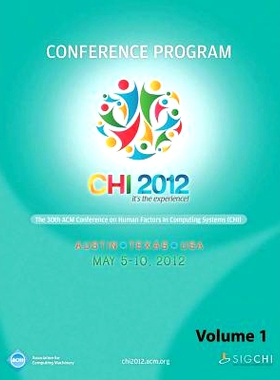 预订 CHI 2012 The 30th ACM Conference on Human Factors in Computing Systems V1: 9781450319386