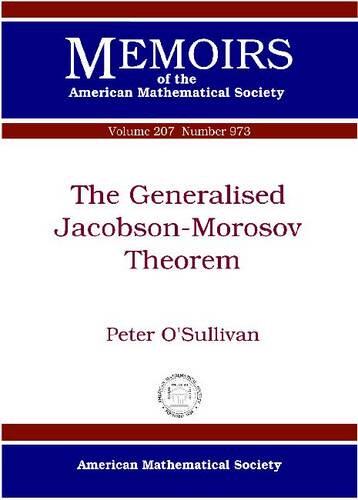 【预售】The Generalised Jacobson-Morosov Theorem