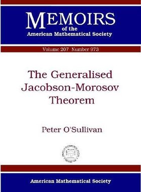 【预售】The Generalised Jacobson-Morosov Theorem