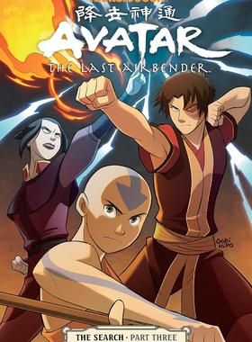 预订 特价 降世神通 最后的气宗 搜索3 英文原版 Avatar The Last Airbender The Search Part 3 进口英语原版书籍 漫画 图像小说