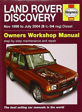 [预订]Land Rover Discovery Diesel (Nov 98 - Jul 04) Haynes Repair Manual 9780857339515