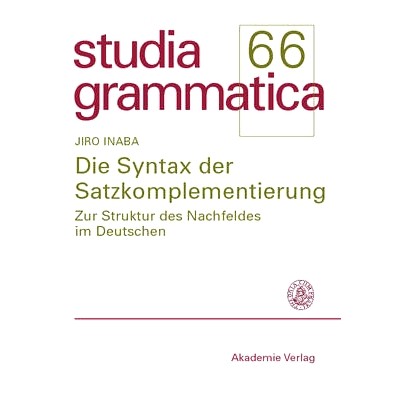 Zur Struktur des Nachfeldes im Deutschen
