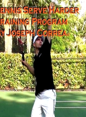 预订 Tennis: Serve Harder Training Program Manual by Joseph Correa: Serve 10 to 20 mph faster!: 9781482039320