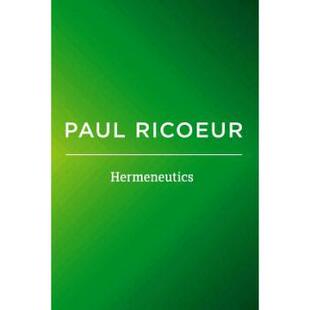 【预订】Hermeneutics - Writings and Lectures
