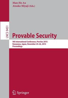 【预订】Provable Security
