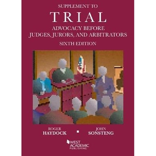 Judges 9781642428582 Arbitrators and Jurors Before Advocacy Trial Supplement 预订