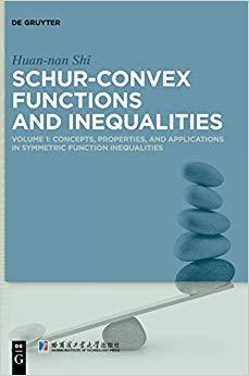【预售】Schur-Convex Functions and Inequalities