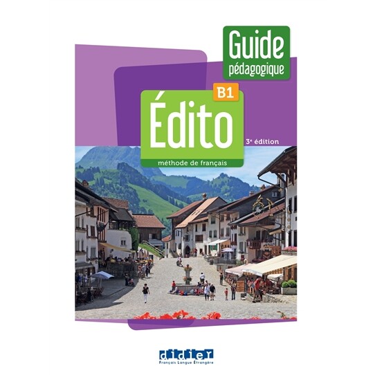 现货 Edito B1 教师用书 2024新版 法语原版教辅教材 出国留学考试 Edito B1 guide pédagogique