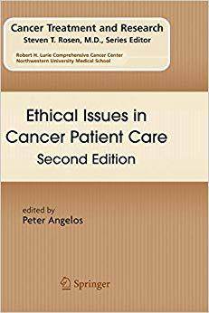 【预售】ethical issues in cancer patient care