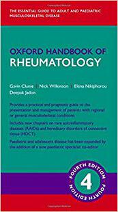 【预售】Oxford Handbook of Rheumatology 4e