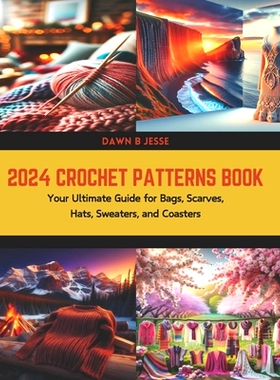 预订 2024 Crochet Patterns Book: Your Ultimate Guide for Bags, Scarves, Hats, Sweaters, and Coasters: 9798883958204