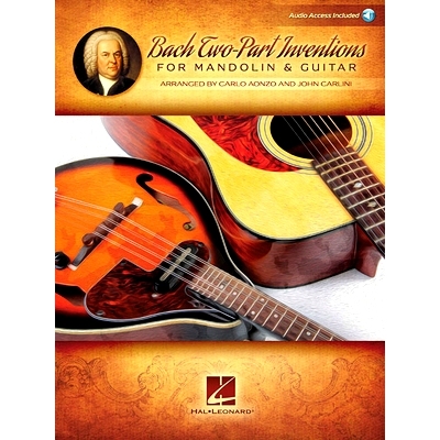 预订 Bach Two-Part Inventions for Mandolin & Guitar: Audio Access Included! 巴赫为曼陀林与吉他而作的两部分创意曲：包含音
