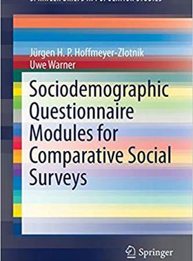 【预售】Sociodemographic Questionnaire Modules for Comparative Social Surveys