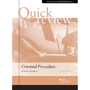 Quick Procedure Review Criminal 9781636592831 预订