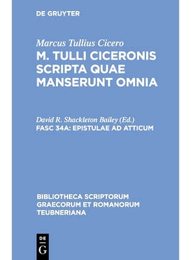 预订 Epistulae ad Atticum: Vol. II. Libri  IX-XVI: 9783598712098