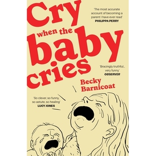 英文原版 你也哭泣 真实母职记录 婴儿哭泣时 Cry Baby 漫画式 the 反育儿焦虑 Cries 育儿随笔 When 新手爸妈指南