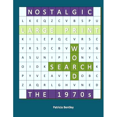 预订 Nostalgic Large Print Word Search: The 1970s: 9780991662555