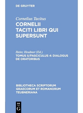 预订 Dialogus de oratoribus: 9783598718403