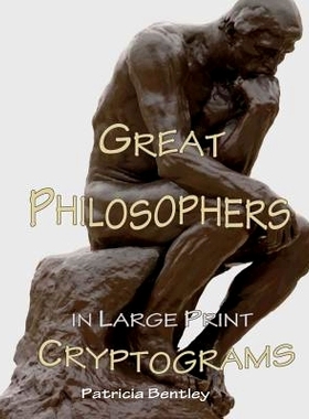预订 Great Philosophers in Large Print Cryptograms: 9781942678199