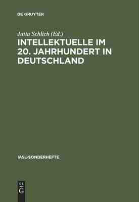 【预订】Intellektuelle im 20. Jahrhundert in Deutschland 9783484640030
