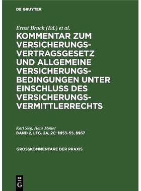 预订 Komm Vvg 8A Bd. 2A/2C Gk: 9783110988857