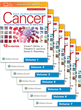 [预订]Devita, Hellman & Rosenberg’s Cancer (7 Volume Set): Principles and Practice of Oncology