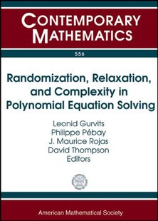 Relaxation and Equation 预售 Solving Polynomial Randomization Complexity