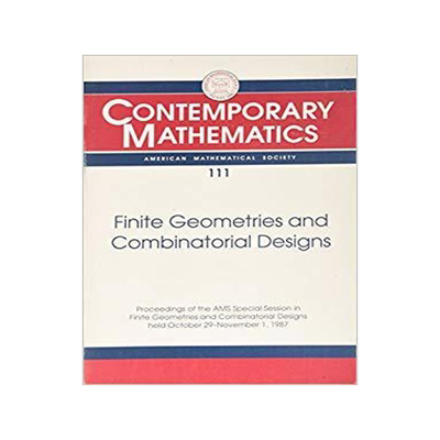 [预订]Finite Geometries And Combinatorial Designs 9780821851180