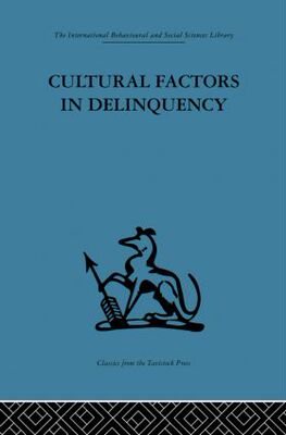 【预订】Cultural Factors in Delinquency