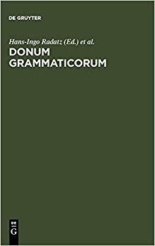 【预订】Donum Grammaticorum 9783484507128