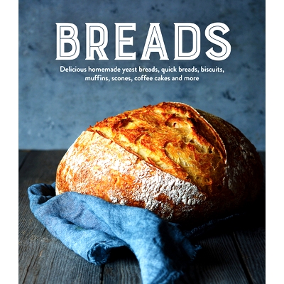 预订 Breads: Delicious Homemade Yeast Breads, Quick Breads, Biscuits, Muffins, Scones, Coffee Cakes and More: 9781645581