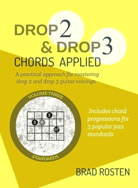 预订 Drop 2 and Drop 3 Chords Applied: Volume 3 - Standards: 9798322843283