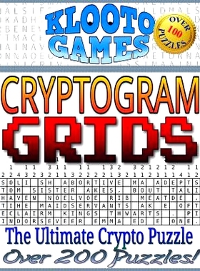 预订 KLOOTO Games CRYPTOGRAM GRIDS: 9781518782824