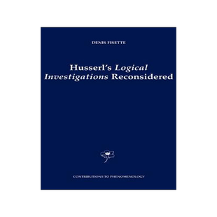 预订 Husserl's Logical Investigations Reconsidered