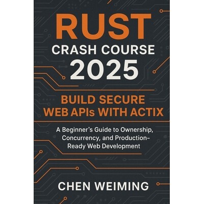 预订 Rust Crash Course 2025: Build Secure Web APIs with Actix: A Beginner’s Guide to Ownership, Concurrency, and Produc