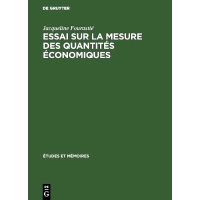 预订 Essai sur la mesure des quantités économiques: 9783111038056
