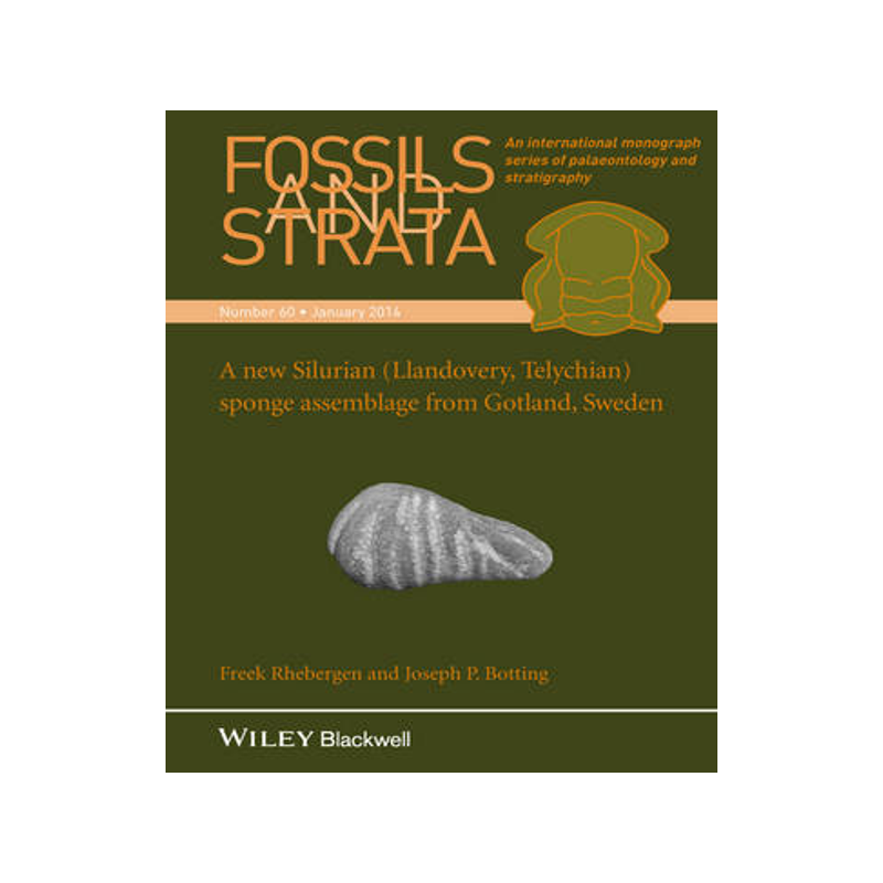 预订 Fossils And Strata, Number 60, A New Silurian (Llandovery, Telychian) Sponge Assemblage From Gotland, Sweden  V 60