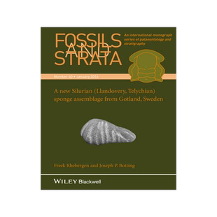 预订 Fossils And Strata, Number 60, A New Silurian (Llandovery, Telychian) Sponge Assemblage From Gotland, Sweden  V 60