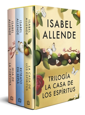 现货 西班牙语原版 幽灵之家三部曲套装 Isabel Allende 伊莎贝尔阿连德 Estuche Trilogia La casa de los espiritus
