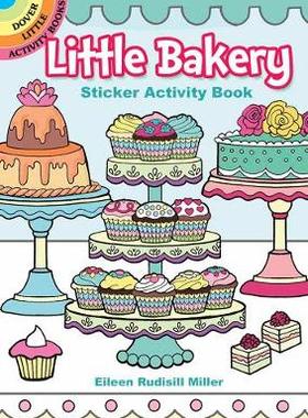 【预订】Little Bakery Sticker Activity Book